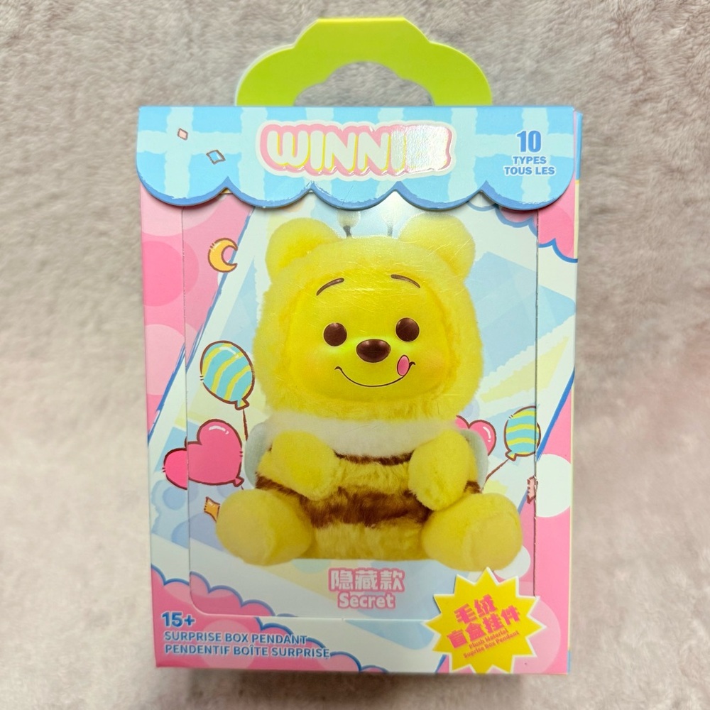 Disney x Miniso Winnie the Pooh Naughty Team Plush Pendant Blind Box